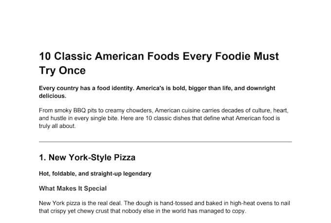 write SEO food blog posts using advanced semantic strategy